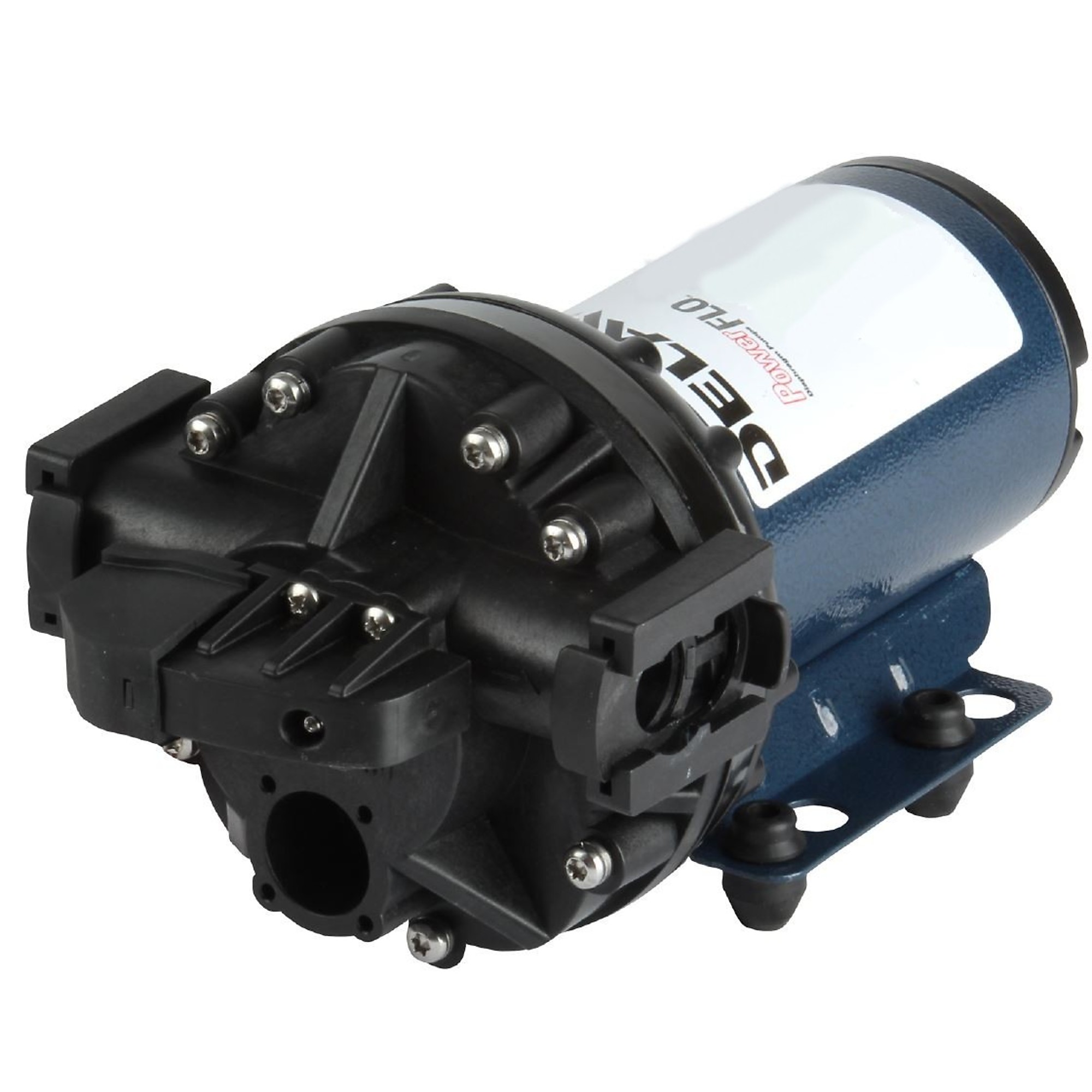 Delavan Pumps, 12v DEMAND STYLE DIAPHRAGM SPRAYER PUMP 3GPM, Volts 12 Pump Type Diaphragm, Max. Flow Rate 3 GPM, Model# 5930-201E-SB